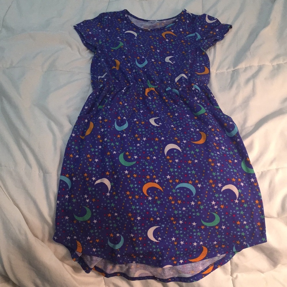 LuLaRoe Celestial Mae Dress. Size 10 Girls